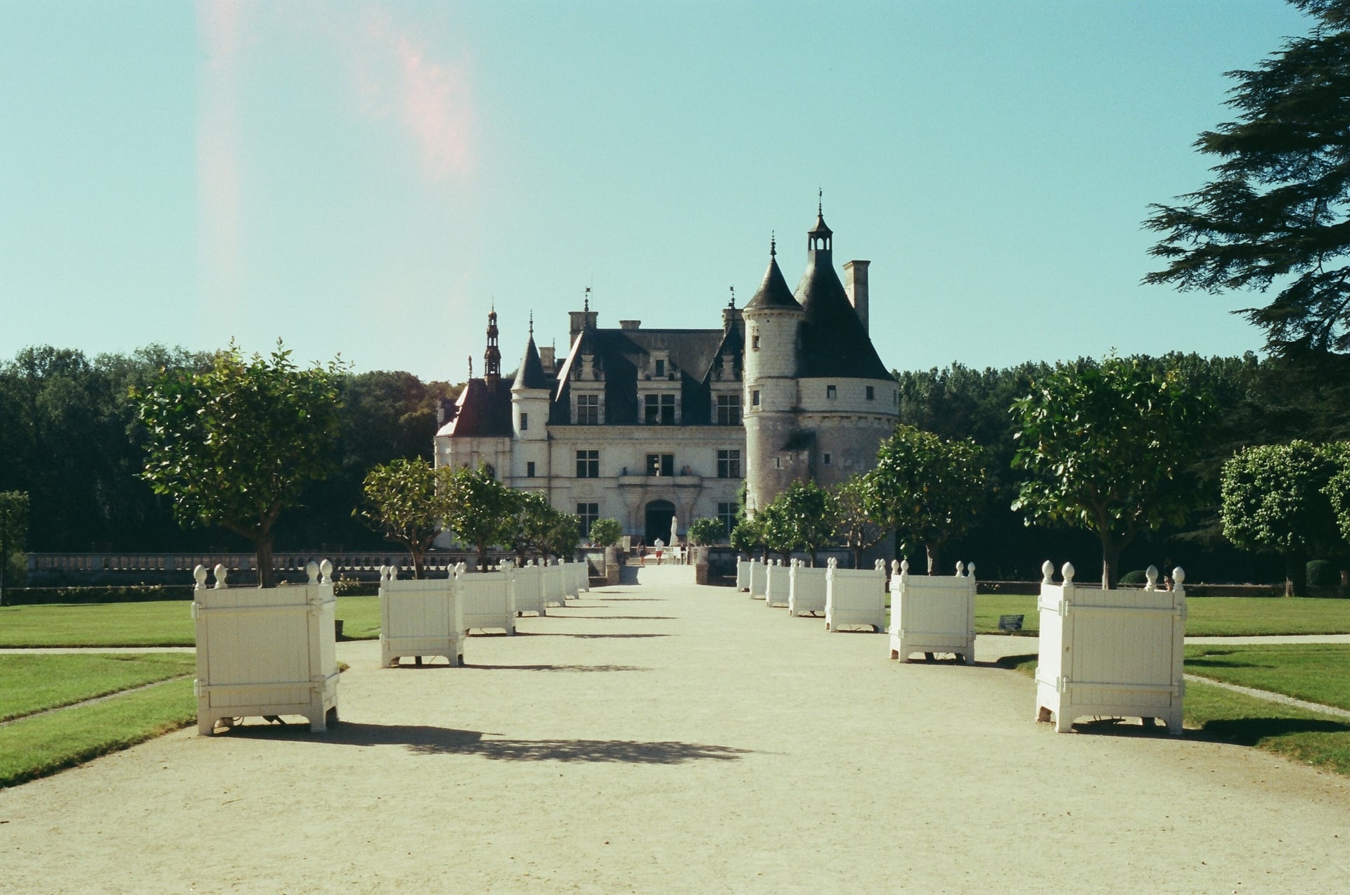 Film photography showcase - French château gardens